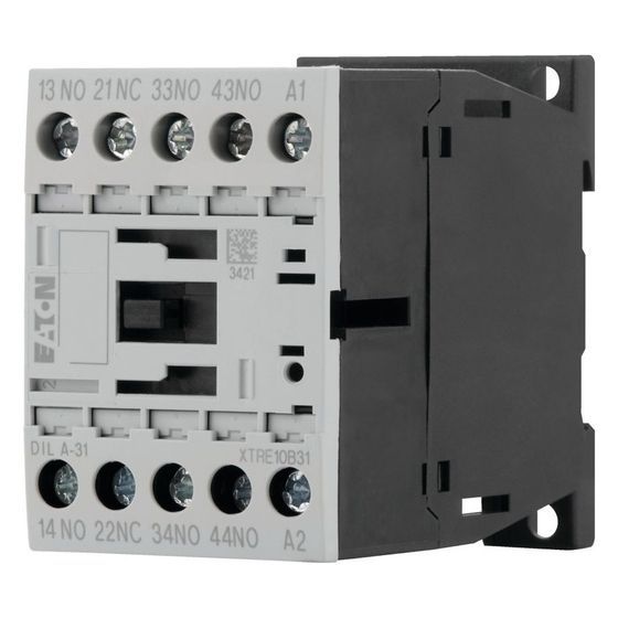 Eaton Hilfsschütz DILA DILA-31, 230V 50Hz 240V 60Hz, 3 Schließer 1 Öffner, Schraubklemmen
