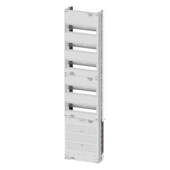 Eaton Einspeise-Verteilerfeld ZSD-V17/SA5, 1050x250x110mm, 5 DIN-Schienen, mit N-PE-Klemmen