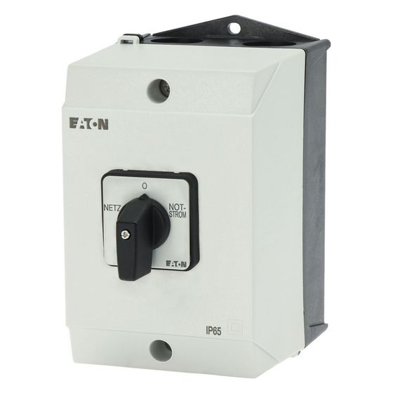 Eaton Umschalter T3 T3-4-8902/I2, 32A, 4 Kontakteinheiten, Kunststoff, Schwarz