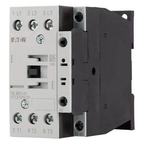 Eaton Leistungsschütz DILM DILM25-01(RDC24), 3-polig 11kW, Schraubklemmen