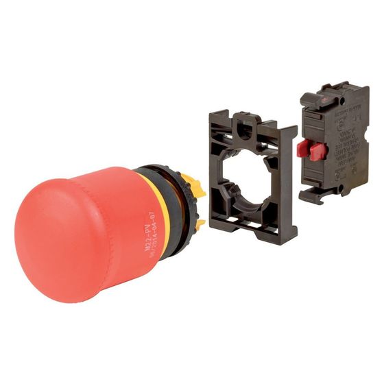 Eaton NOT-HALT-Taste M22-PV-K01-BVP, 38mm, 1 Ö, Rot
