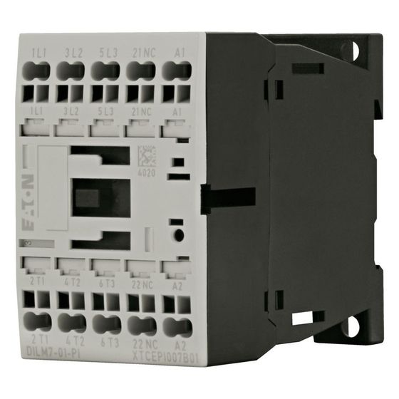 Eaton Leistungsschütz DILM DILM7-01(230V50HZ,240V60HZ)-PI, 3kW, 1 Ö, Push-in-Klemmen