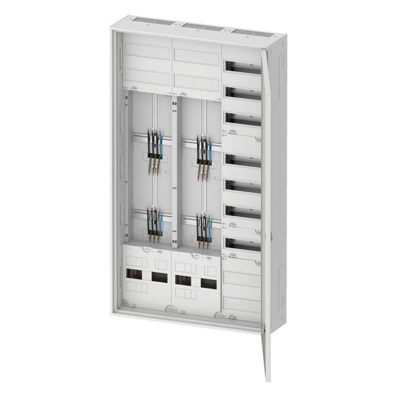 Eaton Zähler-Komplettschrank ZSD ZSD-4ZV-1400/APZ, 63A 3 Felder 4 Zählerplätze, Stahl, Weiß