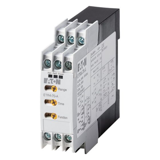 Eaton Zeitrelais ETR4 ETR4-70-A, 24-240VAC/DC, 0,05s-100h, 2 Wechsler, Schraubanschluss