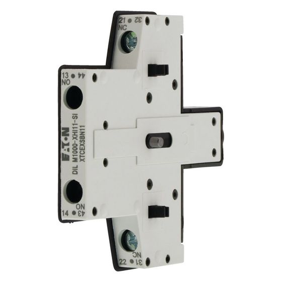 Eaton Hilfsschalterbaustein DILM DILM1000-XHI11-SI, 2-polig, 10A, 1S, 1Ö, Seitenanbau, Schraubklemmen