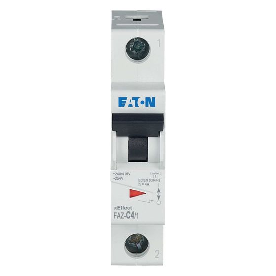 Eaton Leitungsschutzschalter xEffect FAZ-C4/1, 10kA, 4A, 1-polig