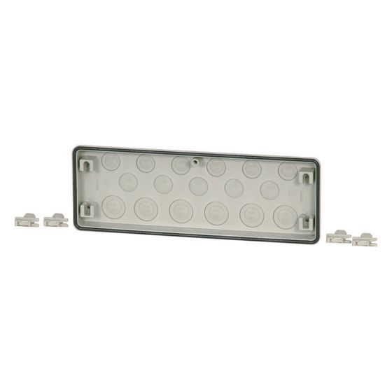 Eaton Flansch FL4-3, 116x330x23mm, Kunststoff, Lichtgrau