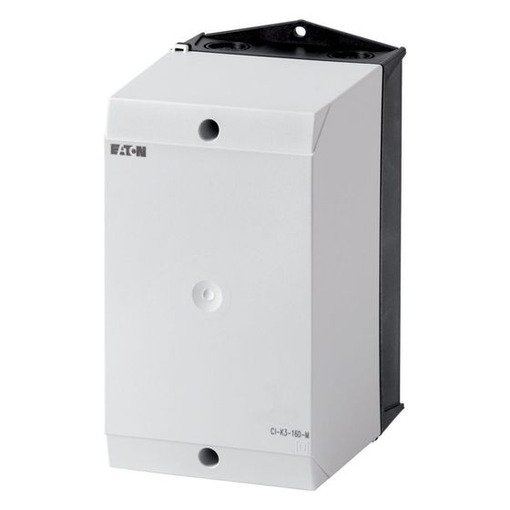 Eaton Kleingehäuse CI-K CI-K3-160-M, 200x120x160mm, IP65, Glasfaserverstärktes Polycarbonat, Hellgrau/Schwarz