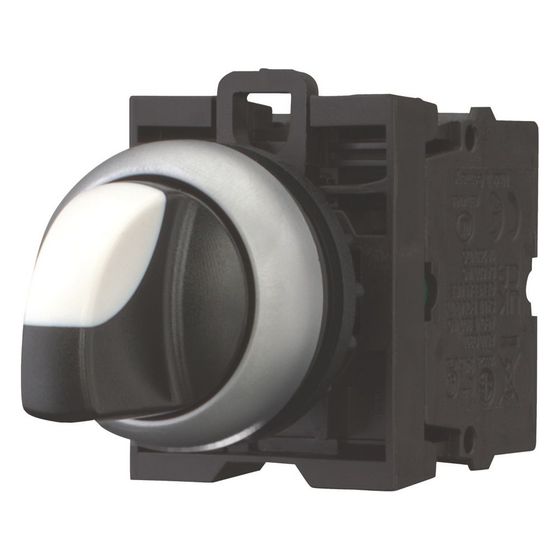 Eaton Wahlschalter RMQ-Titan M22-WRK3/K20, 3 Stellungen, 2 Schließer, IP66, Kunststoff, Titan