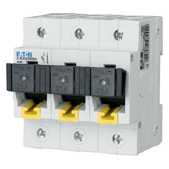 Eaton Sicherungslasttrennschalter Z-SLS/CEK63/3, 63A, 3-polig, 400V, 77x81x88mm