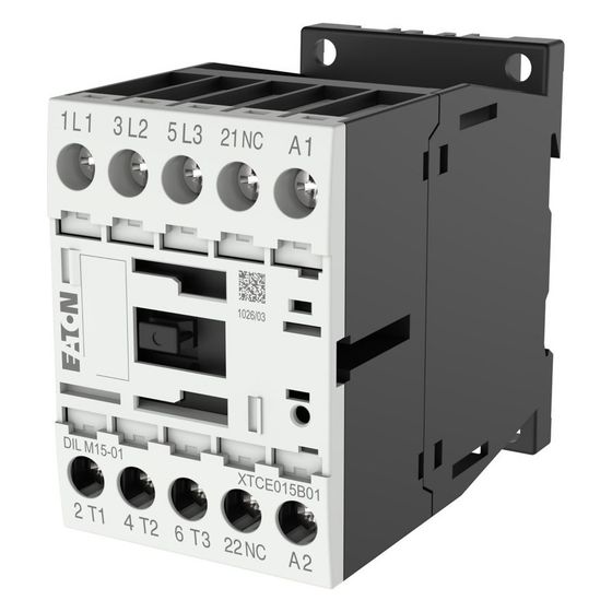 Eaton Leistungsschütz DILM15-01, 7,5kW, 3-polig, 230V/240V, Schraubklemmen