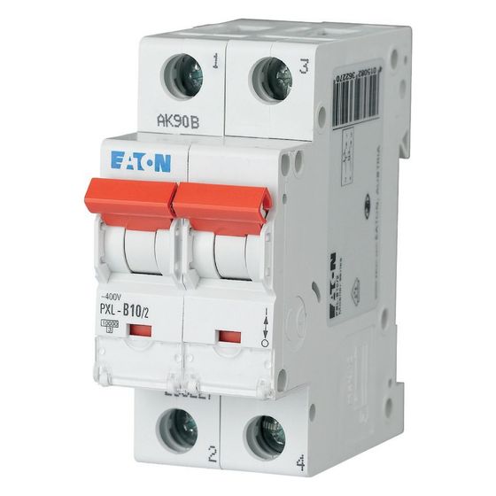 Eaton Leitungsschutzschalter PXL PXL-B10/2, 10A, 2-polig, Charakteristik B, 400V