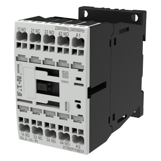 Eaton Hilfsschütz DILA DILA-31(230V50HZ,240V60HZ)-PI, 3S 1Ö, Push-in-Klemmen