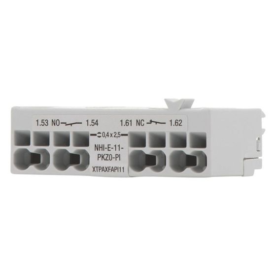 Eaton Normal-Hilfsschalter NHI-E NHI-E-11-PKZ0-PI, 1 S, 1 Ö, frontseitig anbaubar, 15x45x35mm