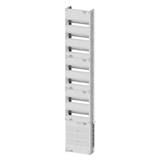 Eaton Einspeise-Verteilerfeld ZSD-V19/SA5, 1350x250x110mm, 7 DIN-Schienen, mit Abdeckung, mit N-PE-Klemmen