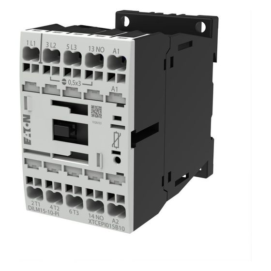 Eaton Leistungsschütz DILM DILM15-10(24VDC)-PI, 7,5kW, 24V DC, 3-polig, Push-in Klemmen