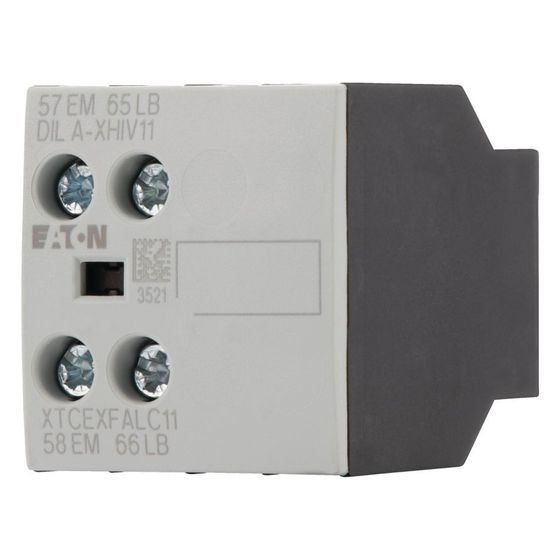 Eaton Hilfsschalterbaustein DILA DILA-XHIV11, 16A, 1 Schließer 1 Öffner, Frontbefestigung, Schraubklemmen