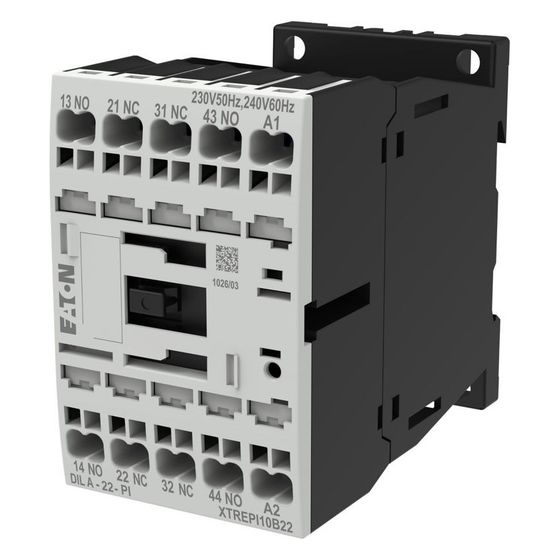 Eaton Hilfsschütz DILA DILA-22(230V50HZ,240V60HZ)-PI, 2S/2Ö, Push-in-Klemmen, 230V/240V, IP20
