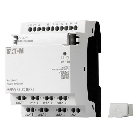 Eaton Ein-/Ausgangserweiterung easyE4 EASY-E4-UC-16RE1, 72x90x58mm, Schraubklemme, IP20