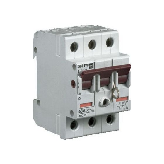 Eaton Hauptschalter ZSD-S63/3/EVU, 63A, 3-polig, 76x52x82mm, IP40