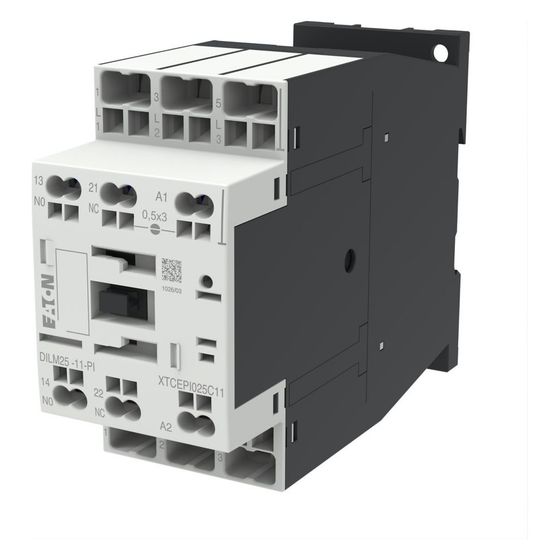 Eaton Leistungsschütz DILM DILM25-11(230V50HZ,240V60HZ)-PI, 3-polig 11kW, Push-in Klemmen, IP20