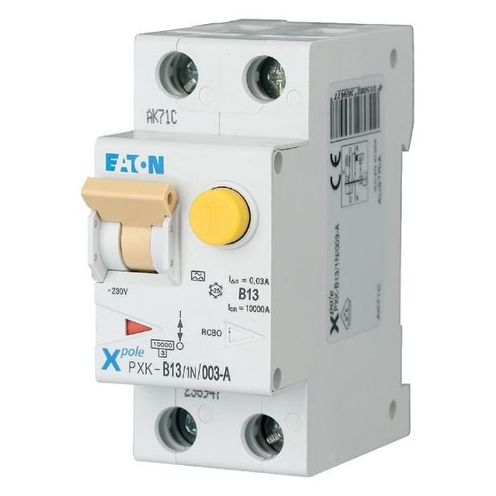 Eaton FI/LS-Schalter xPole PXK-B13/1N/003-A, 13A, 30mA, 240V, 75x35x80mm