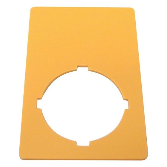Eaton Not-Aus-Schild M22 M22-XZK, 50x33mm, Gelb