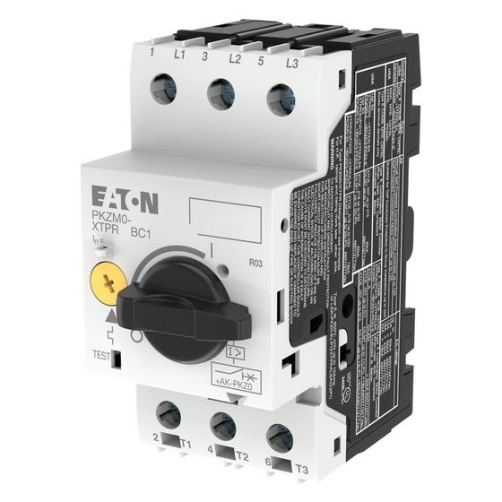 Eaton Motorschutzschalter PKZM0 PKZM0-0,16, 0,1-0,16A, Schraubklemmen, IP20, 93x45x76mm