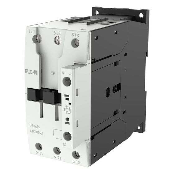Eaton Leistungsschütz DILM65(RDC24), 30kW, 3-polig, 24-27V DC, Schraubklemmen