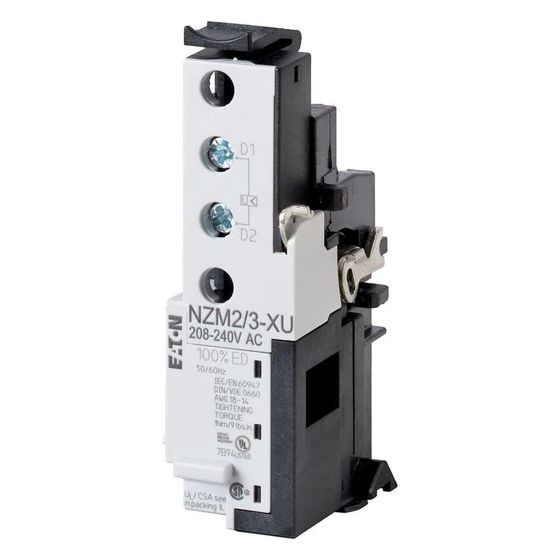 Eaton Unterspannungsauslöser NZM2/3 NZM2/3-XU208-240AC, 208-240V AC, Schraubanschluss