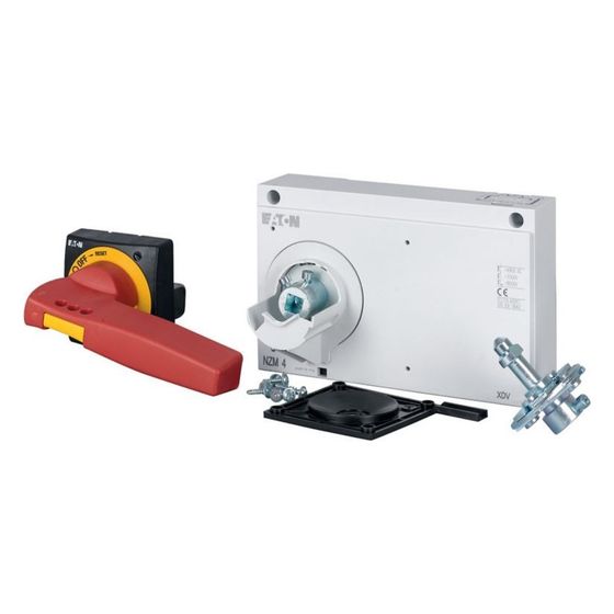 Eaton Türkupplungsdrehgriff NZM4-XTVDVR, 130x230x230mm, Rot-Gelb