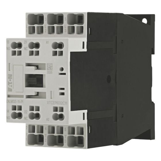 Eaton Leistungsschütz DILM DILM32-11(RDC24)-PI, 3-polig 15kW 32A, Push-in Klemmen, 24-27V DC