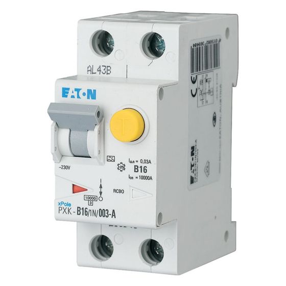 Eaton FI/LS-Schalter xPole PXK-C16/1N/003-A, 16A 30mA C-Charakteristik 1+N, 75x35x80mm