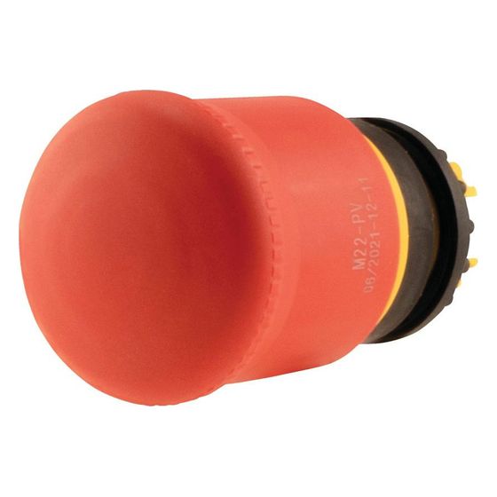 Eaton NOT-HALT-Taste RMQ-Titan M22-PV, 38mm, Zugentriegelung, Rot/Gelb, 216876