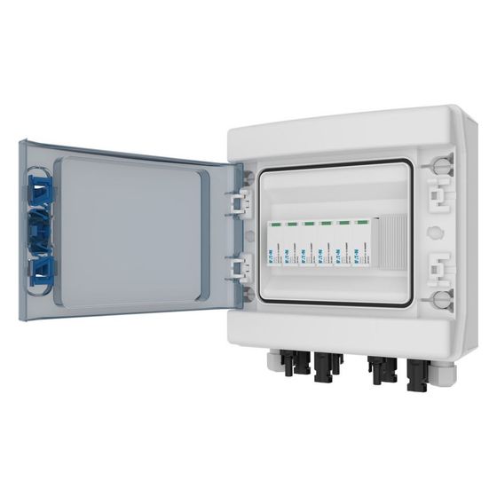 Eaton Photovoltaik-DC-Stringbox IKA-SOL20-X22-T12-1/8-MC4-B, 268x238x118mm, IP65, Grau
