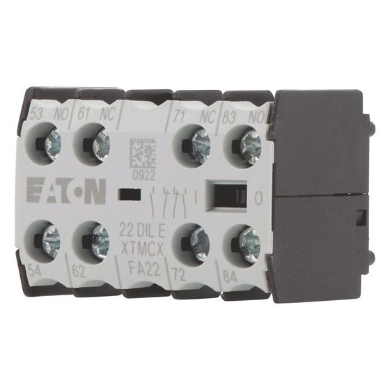 Eaton Hilfsschalterbaustein DILE 22DILE, 4-polig, 2 S, 2 Ö, Frontbefestigung, Schraubklemmen