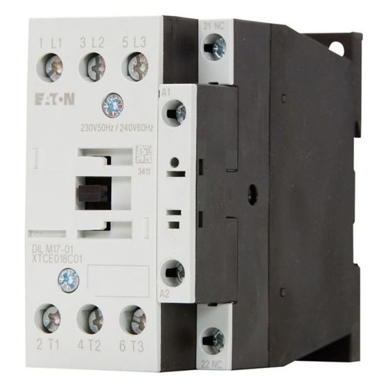 Eaton Leistungsschütz DILM17-01, 7,5kW, 3-polig, 230V/240V, Schraubklemmen