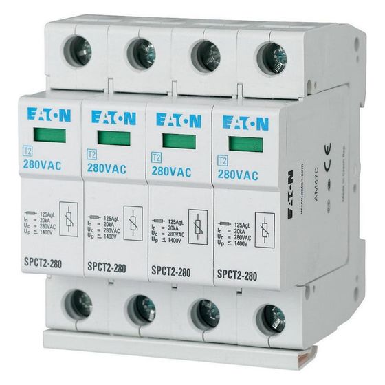 Eaton Überspannungsschutzgerät xPole SPCT2-280/4, 4 TE, 280V, 20kA, IP20