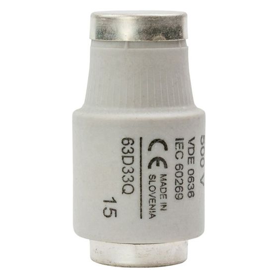 Eaton Niederspannungssicherung Bussmann 63D33Q, 63A 500V flink, Kupfer