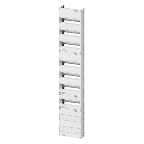 Eaton Verteilerfeld ZSD-V19/APZ, 9-reihig 1350x250x110mm, mit Montageplatte, mit N-PE-Klemmen