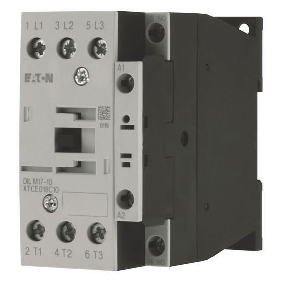 Eaton Leistungsschütz DILM DILM17-10(24V50HZ), 3-polig, 7,5 kW, 24 V 50 Hz, Schraubklemmen