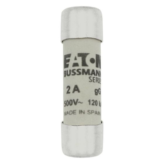 Eaton Zylindersicherung C10G2, 2A, 500V, 10x38mm, 120kA, gG/gL