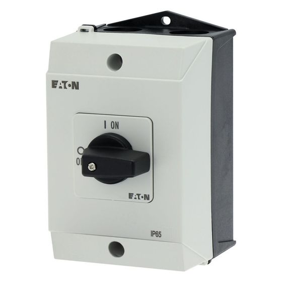 Eaton EIN-AUS-Schalter T0 T0-2-1 / I1, 20A 5,5kW, Kunststoff, Schwarz