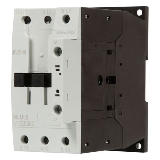 Eaton Leistungsschütz DILM50, 3-polig, 22kW, 230V 50Hz/240V 60Hz, Schraubklemmen