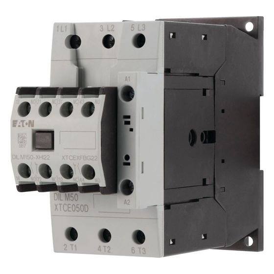 Eaton Leistungsschütz DILM50-22, 22kW, 230V 50Hz/240V 60Hz, 3-polig, Schraubklemmen