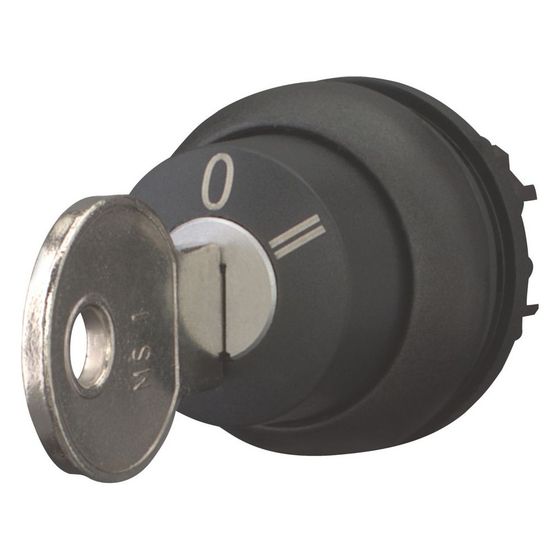 Eaton Schlüsseltaster RMQ-Titan M22S-WRS3, 22,5mm, Kunststoff, Schwarz