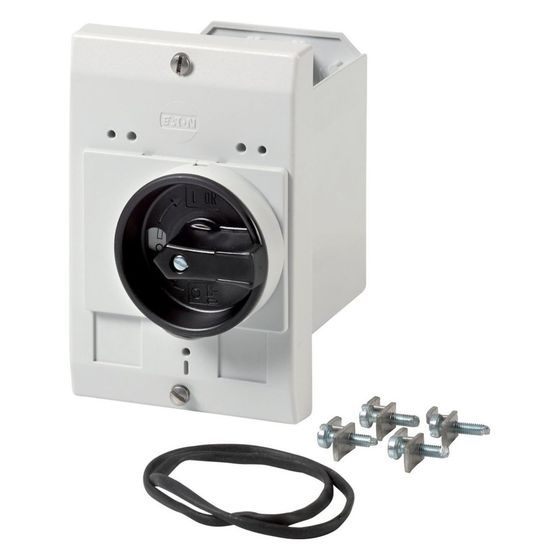 Eaton Isolierstoffgehäuse E-PKZ0 E-PKZ0-G, 129x85x124mm, Kunststoff, Schwarz/Grau