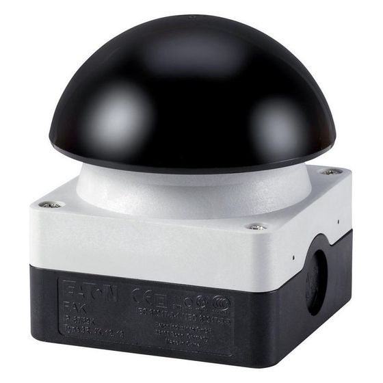 Eaton Fuß-Grobhandtaster FAK-S/KC11/I, 40N, 1S, 1Ö, IP67/IP69K, NEMA 4X, 85x85x100mm, Schwarz