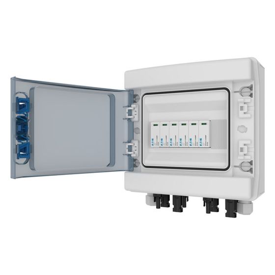 Eaton Photovoltaik-DC-Stringbox IKA-SOL20-X22-T2-1/8, 2x IN + 2x OUT, IP65, Polycarbonat, Grau