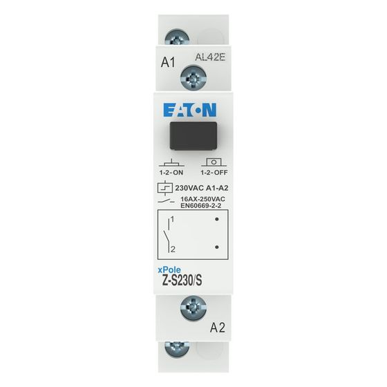 Eaton Stromstoßschalter Z-S230/S, 230V 16A 1S 1TE